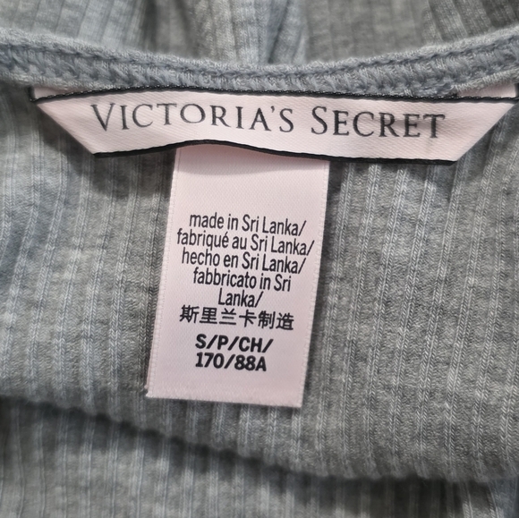 Victoria Secret Long Sleeve Grey Bodysuit - Picture 6 of 6